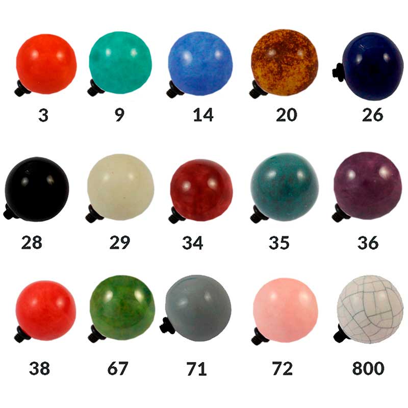 Bolas de cerámica
